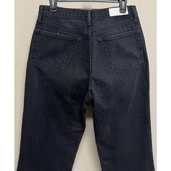 RE/DONE 90s High Rise Loose Jeans Size 29 Button fly Black 2 STYLE 166-3W7BC - Picture 8 of 12